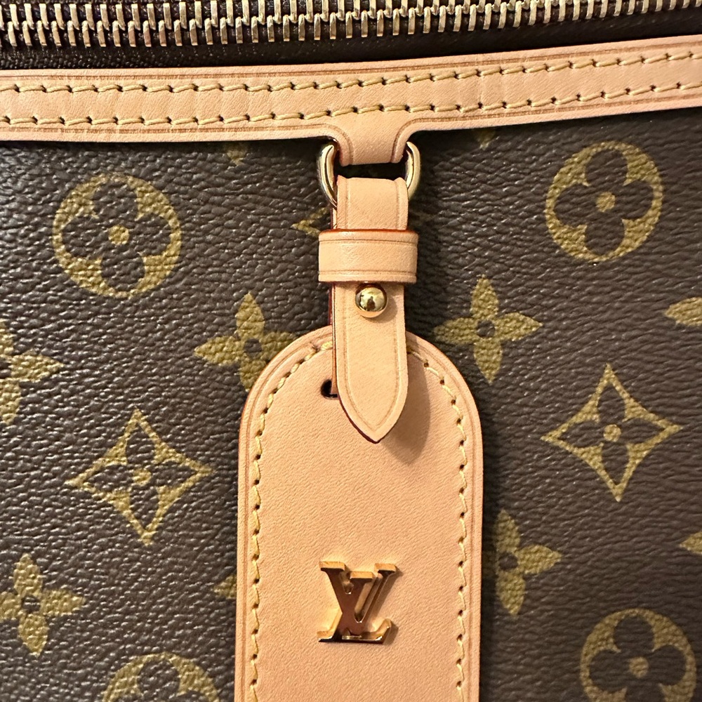 Louis Vuitton Monogram Crossbody Bag in Brown and Cream - Picture 7 of 11